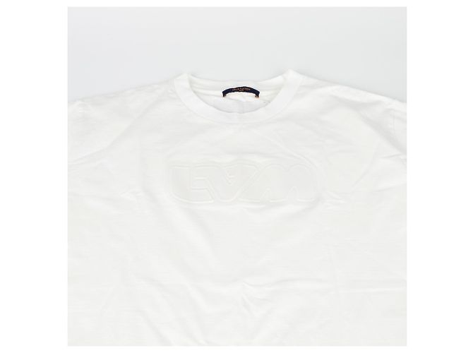 Louis Vuitton Besticktes LV Langarm-T-Shirt XXL Weiß - Ansicht 3