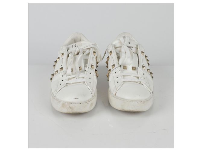 Valentino Baskets Rockstud Untitled Taille Blanc - vue 6