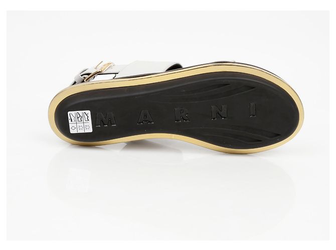 Marni Riemchen-Sandalen Größe Braun - Ansicht 9