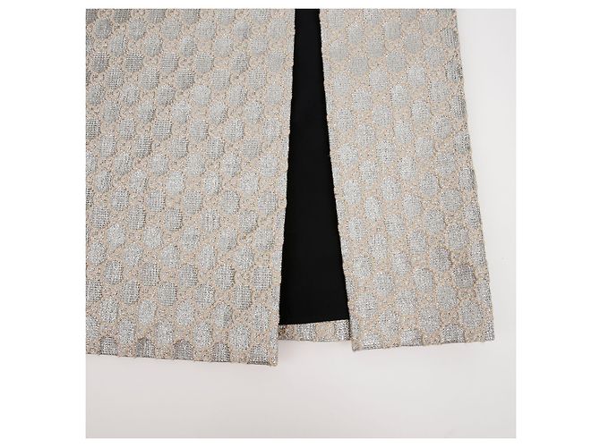Gucci Falda GG con abertura larga Plata - vista 8