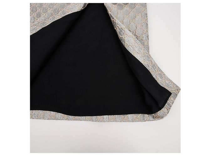 Gucci Falda GG con abertura larga Plata - vista 9