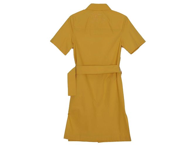 Burberry Vestito Camicia Blend Taglia Giallo - vista 2