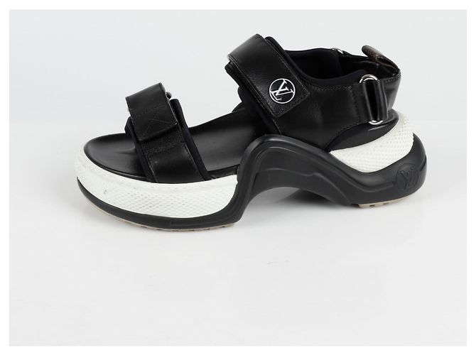 Louis Vuitton Archlight Flache Sandale Größe Schwarz - Ansicht 4