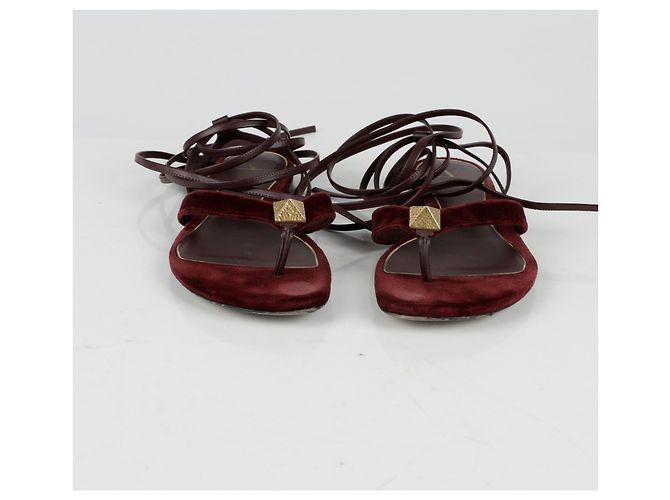 Valentino Roman Stud Riemensandale Größe Rot - Ansicht 6
