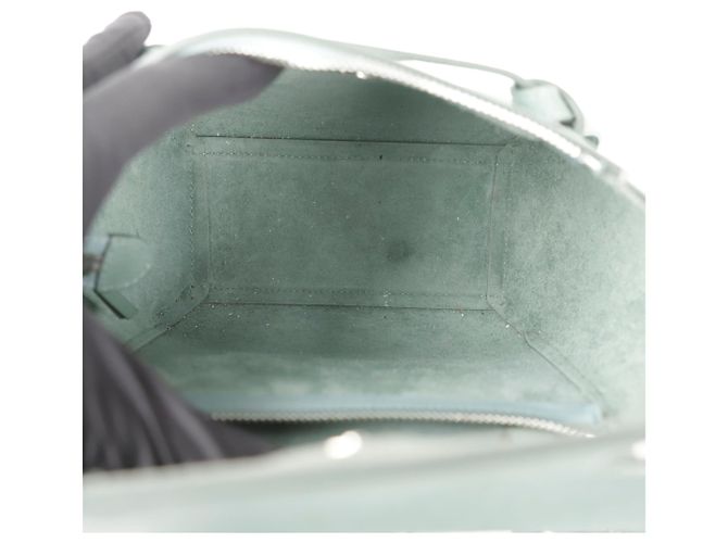 Céline Borsa a Spalla Nano Tote Verde - vista 11