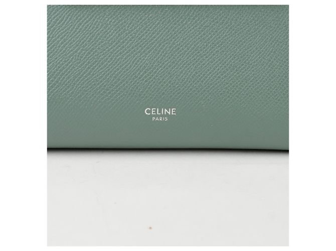 Céline Borsa a Spalla Nano Tote Verde - vista 3
