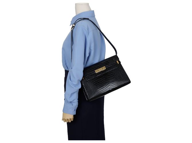 Saint Laurent Borsa a spalla media Manhattan - vista 10