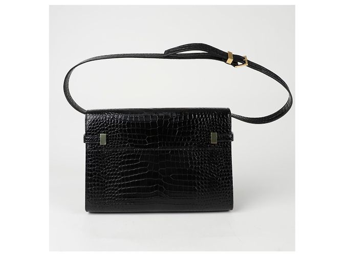 Saint Laurent Borsa a spalla media Manhattan - vista 4