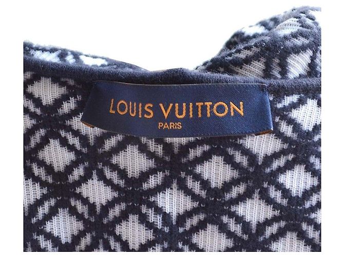 Louis Vuitton Exklusiver Monogramm Blumen Jacquard Hoodie Blau - Ansicht 6