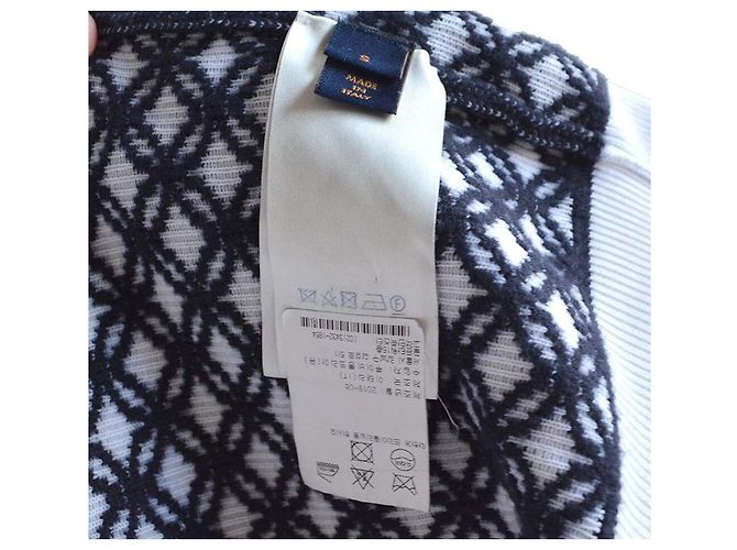Louis Vuitton Exklusiver Monogramm Blumen Jacquard Hoodie Blau - Ansicht 7