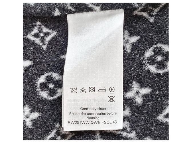 Louis Vuitton Abrigo de doble cara con cinturón Negro - vista 8