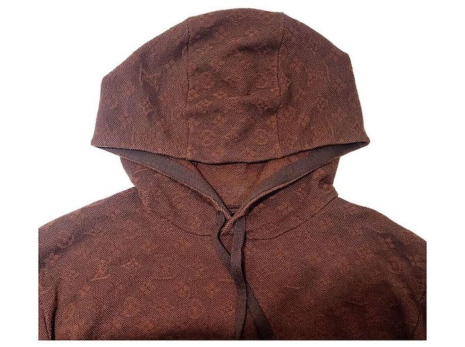 Louis Vuitton Monogramm-Jacquard-Hoodie Braun - Ansicht 3