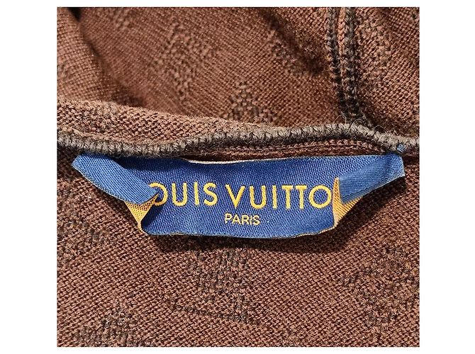 Louis Vuitton Monogramm-Jacquard-Hoodie Braun - Ansicht 5