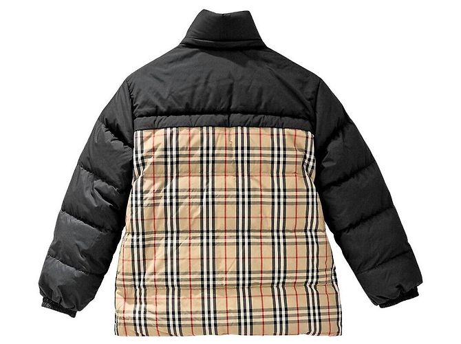 Burberry Wendbare Pufferjacke Schwarz - Ansicht 2