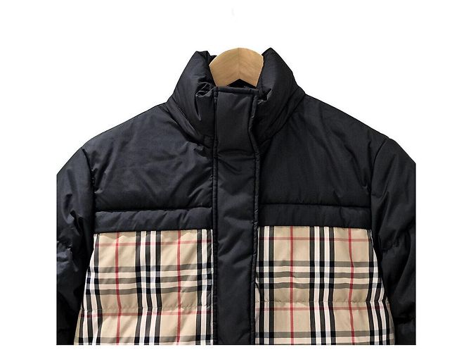 Burberry Wendbare Pufferjacke Schwarz - Ansicht 5