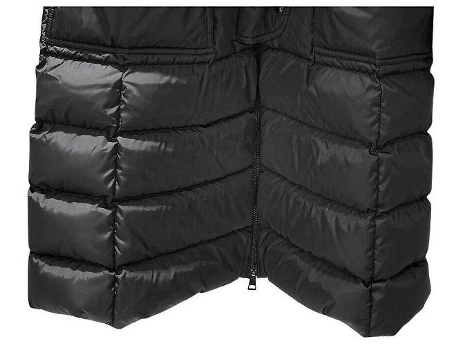 Moncler Abrigo largo acolchado Negro - vista 4