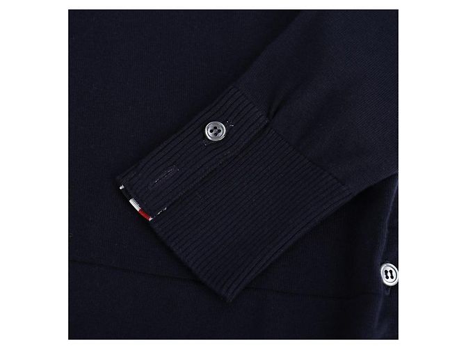 Thom Browne Gestreiftes Baumwollhemd Blau - Ansicht 7