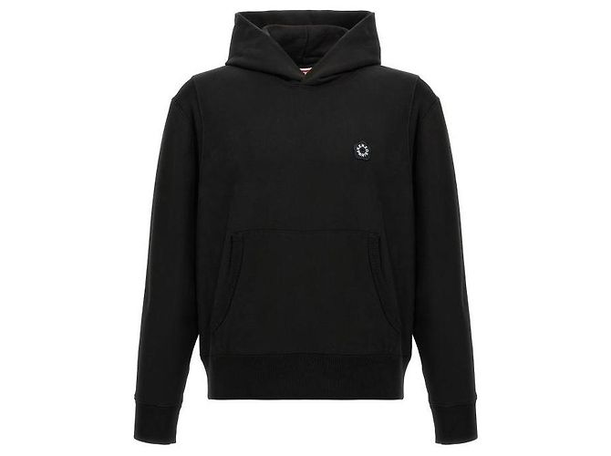 Kenzo Blumiger Hoodie Schwarz - Ansicht 4