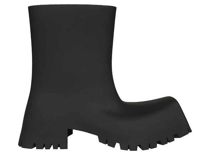 Balenciaga Stivali Trooper in gomma - vista 4