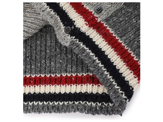 Thom Browne Check Pattern Wool Mohair Men's Knit - view 9