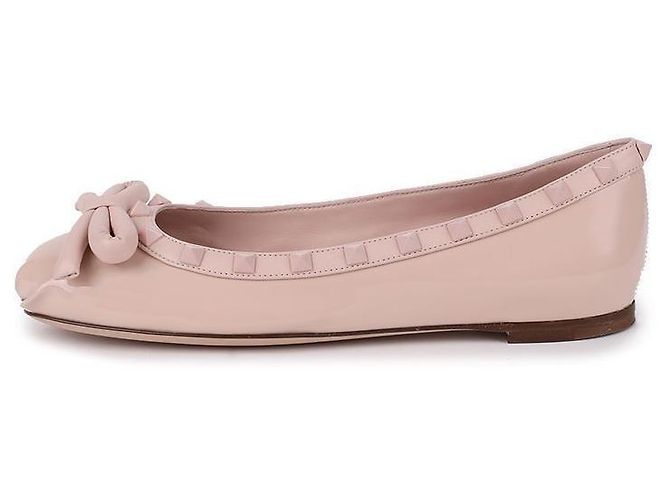Valentino Scarpe basse Rockstud Rosa - vista 6