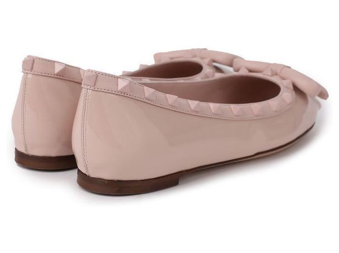 Valentino Scarpe basse Rockstud Rosa - vista 8