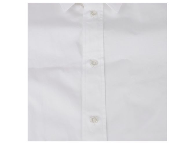 Céline Camisa com logo bordado Branco - vista 4