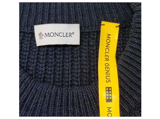 Moncler Genius Oversized Knit Blue - view 6