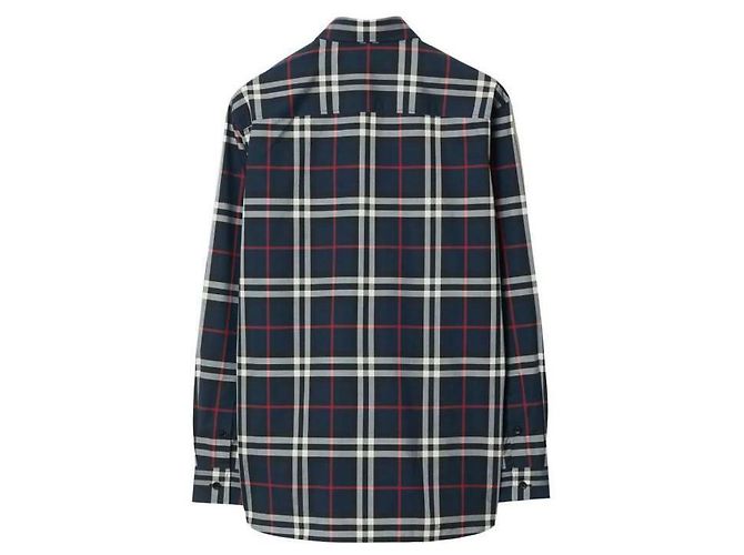 Burberry Camisa de cuadros de algodón - vista 5