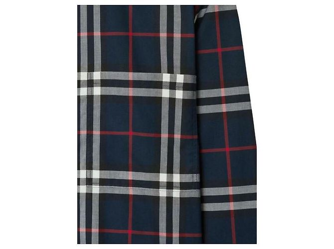 Burberry Camisa de cuadros de algodón - vista 6