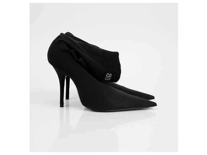 Balenciaga Calze Knife Pumps Nero - vista 2