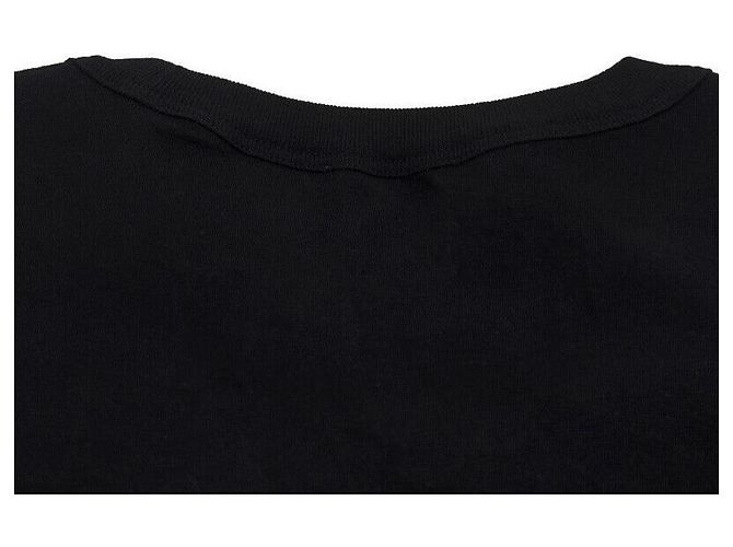 Dior Schwarzes Multi-Logo-T-Shirt - Ansicht 4