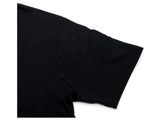 Dior Schwarzes Multi-Logo-T-Shirt - Ansicht 6