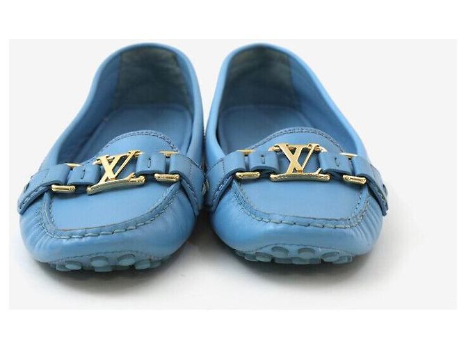 Louis Vuitton Mocassino Blue Silver - vista 2