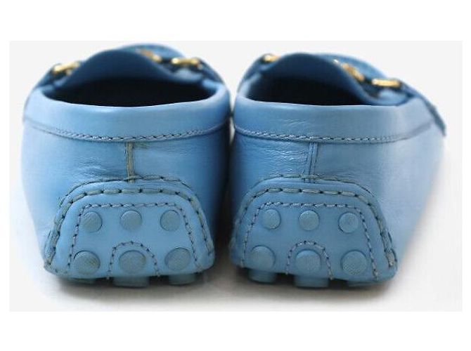 Louis Vuitton Mocassino Blue Silver - vista 4