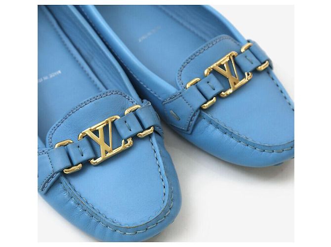 Louis Vuitton Mocassino Blue Silver - vista 6