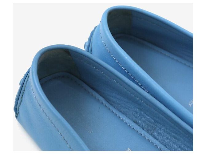 Louis Vuitton Mocassino Blue Silver - vista 7