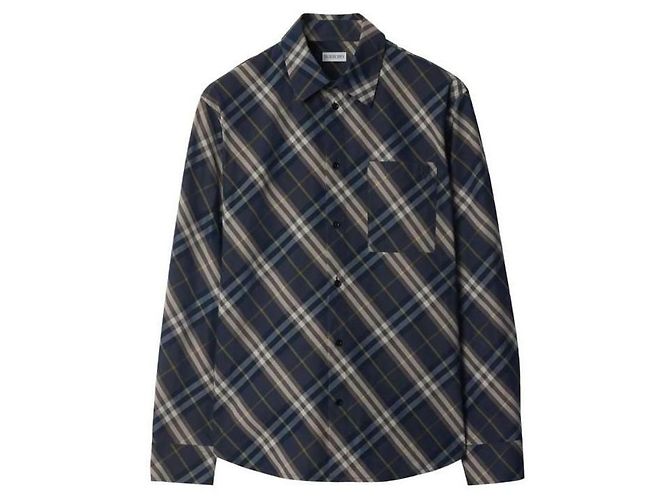 Burberry Camicia in cotone a quadri con vestibilità rilassata - vista 4