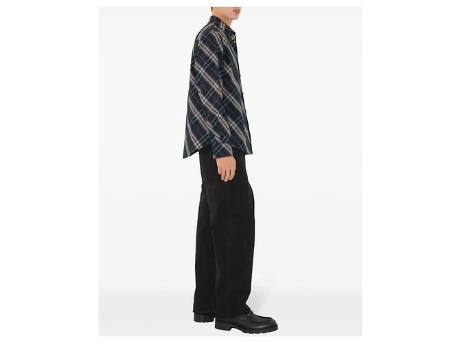Burberry Camicia in cotone a quadri con vestibilità rilassata - vista 6