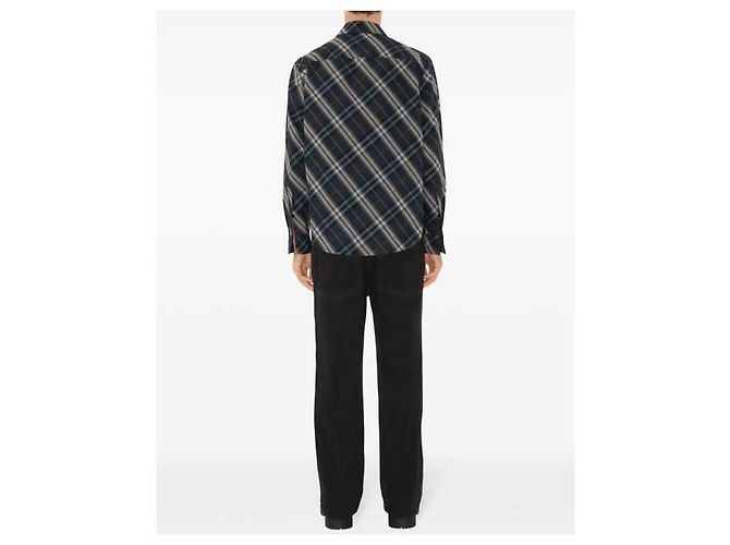 Burberry Camicia in cotone a quadri con vestibilità rilassata - vista 7