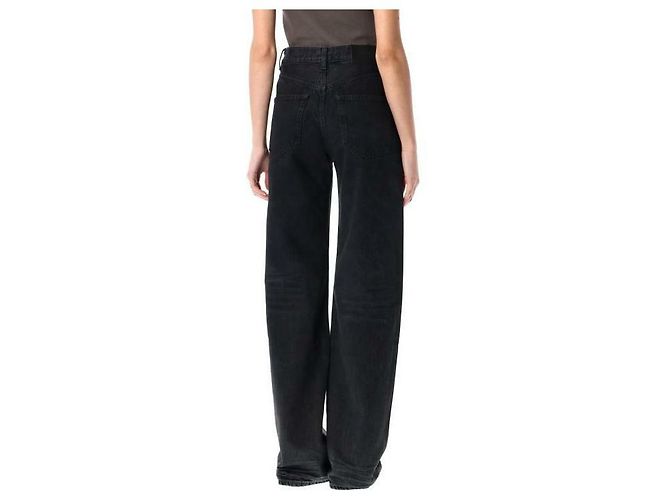 Saint Laurent Jeans baggy negros de denim - vista 5