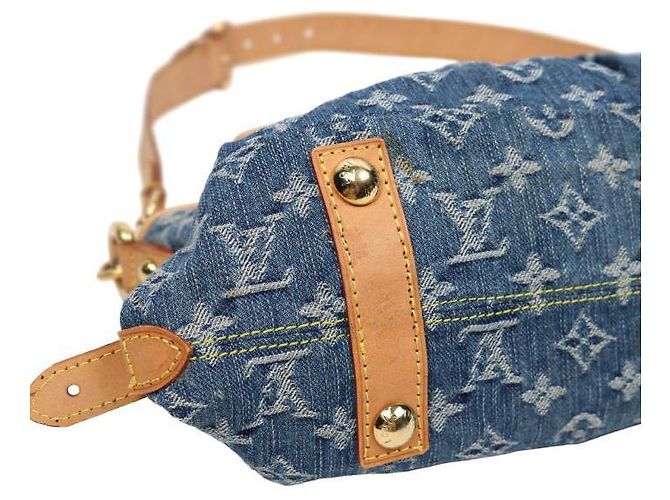 Louis Vuitton Bolso de Hombro Neo Cabby de Denim Monogramado Azul - vista 5