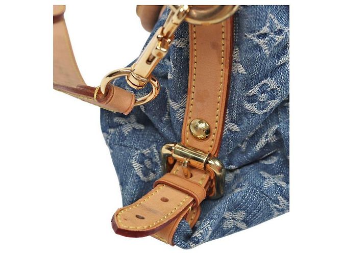 Louis Vuitton Bolso de Hombro Neo Cabby de Denim Monogramado Azul - vista 6