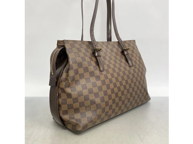 Borsa a Spalla Chelsea Damier Louis Vuitton N51119 Ebano Damier ebene - vista 2