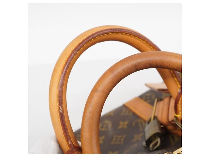 Borsa Boston Keepall Bandoulière 45 Monogramma Louis Vuitton Marrone - vista 12