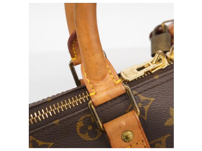 Borsa Boston Keepall Bandoulière 45 Monogramma Louis Vuitton Marrone - vista 16