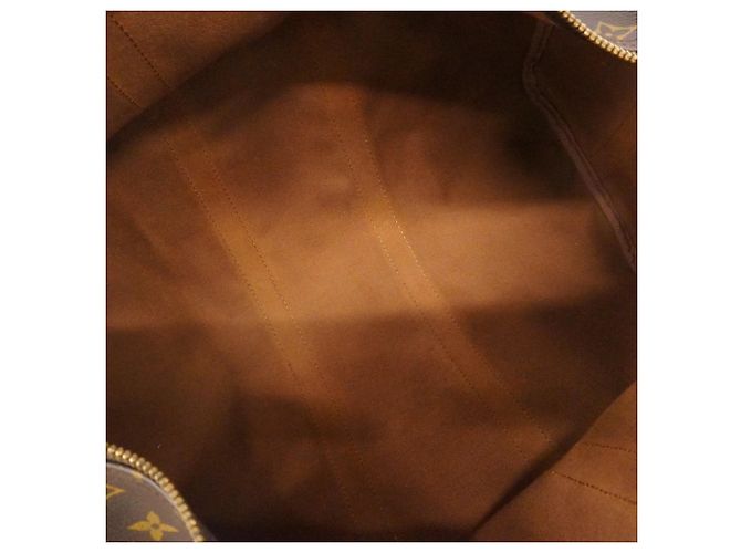 Borsa Boston Keepall Bandoulière 45 Monogramma Louis Vuitton Marrone - vista 4