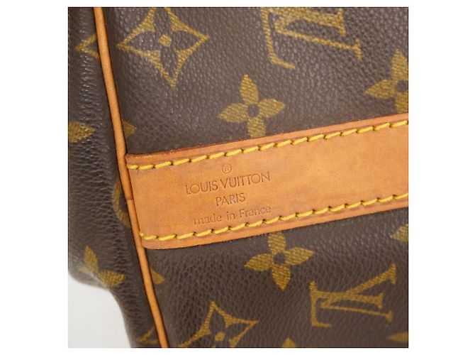 Borsa Boston Keepall Bandoulière 45 Monogramma Louis Vuitton Marrone - vista 5