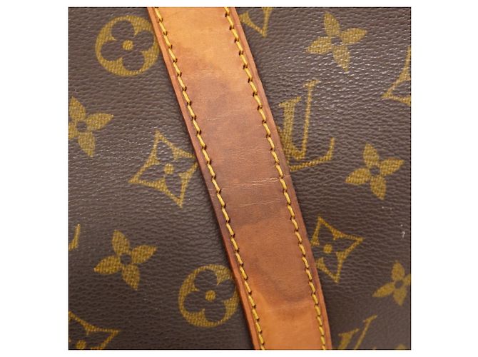 Borsa Boston Keepall Bandoulière 45 Monogramma Louis Vuitton Marrone - vista 6