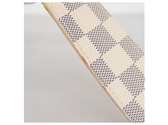 Cintura Centurion Damier Azur Louis Vuitton Bianco - vista 6